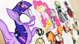 Drawing FRIDAY NIGHT FUNKIN' – Corrupted Twilight Sparkle / New Pibby Corrupted Garcello