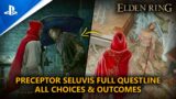 ELDEN RING | Seluvis Questline: All Choices & Outcomes (How To Get Magic Scorpion Charm Guide)