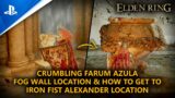 ELDEN RING | Where To Find The Fog Wall in Scrumbling Farum Azula & Get To Alexander