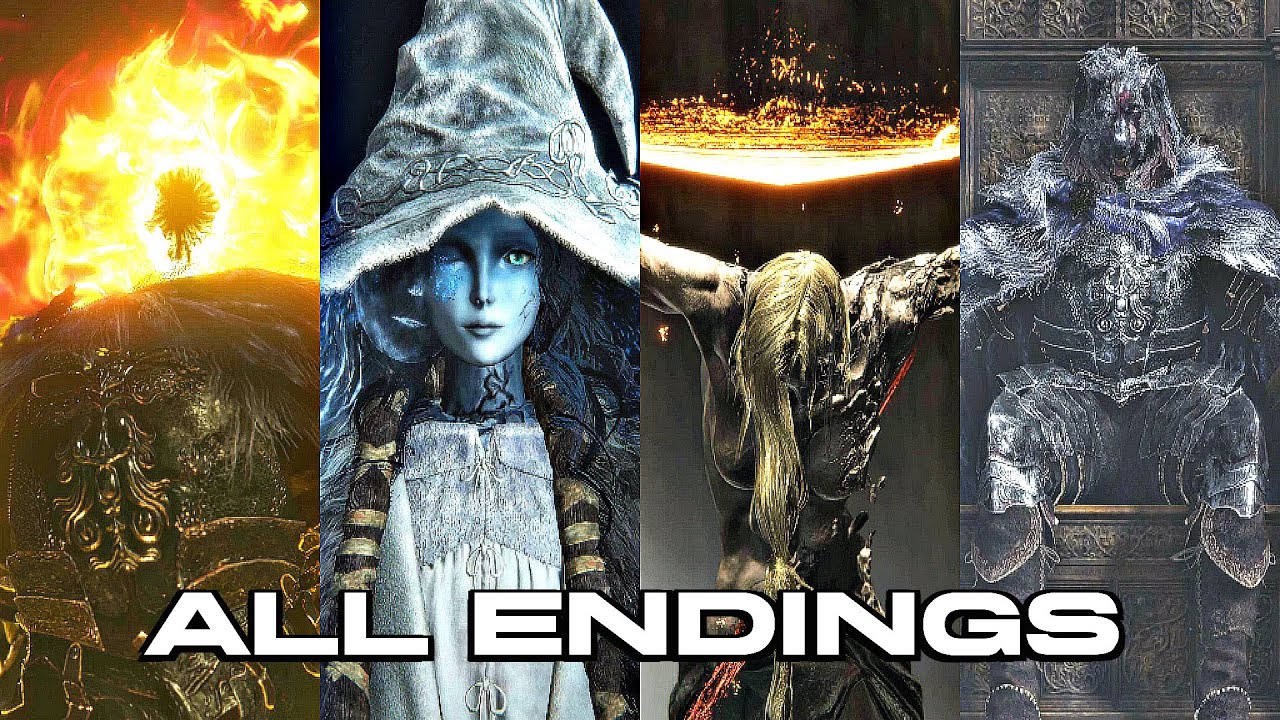 Elden Ring ALL 4 ENDINGS (Age of Stars/Fracture/Duskborn/Lord of