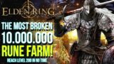Elden Ring – By Far The Most Broken 10.000.000 Rune Farm Spot For Early & Late Game |Elden Ring Tips