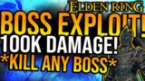 Elden Ring Exploit! Defeat ANY Boss Glitch! EASY RUNES! Fast Way To Get Items!