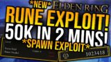 Elden Ring Exploit! EASY RUNES! 50K Every 2 Mins! Level Up Fast!
