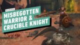 Elden Ring Gameplay Walkthrough – Misbegotten Warrior + Crucible Knight Boss Guide (Redmane Castle)