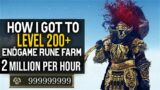 Elden Ring HOW TO GET LEVEL 200+ ENDGAME RUNE FARM 2 MILLION RUNES AN HOUR