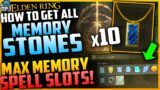 Elden Ring: How To Get ALL MEMORY STONES – Max Memeory Slots For Spells / Magic Locations Guide
