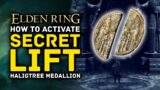 Elden Ring | How to Activate SECRET Lift & Access Consecrated Snowfield – Haligtee Medallion Guide
