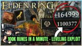 Elden Ring – How to Get 100k Runes in ONE MINUTE – Fast Leveling & Rune Farm Guide!