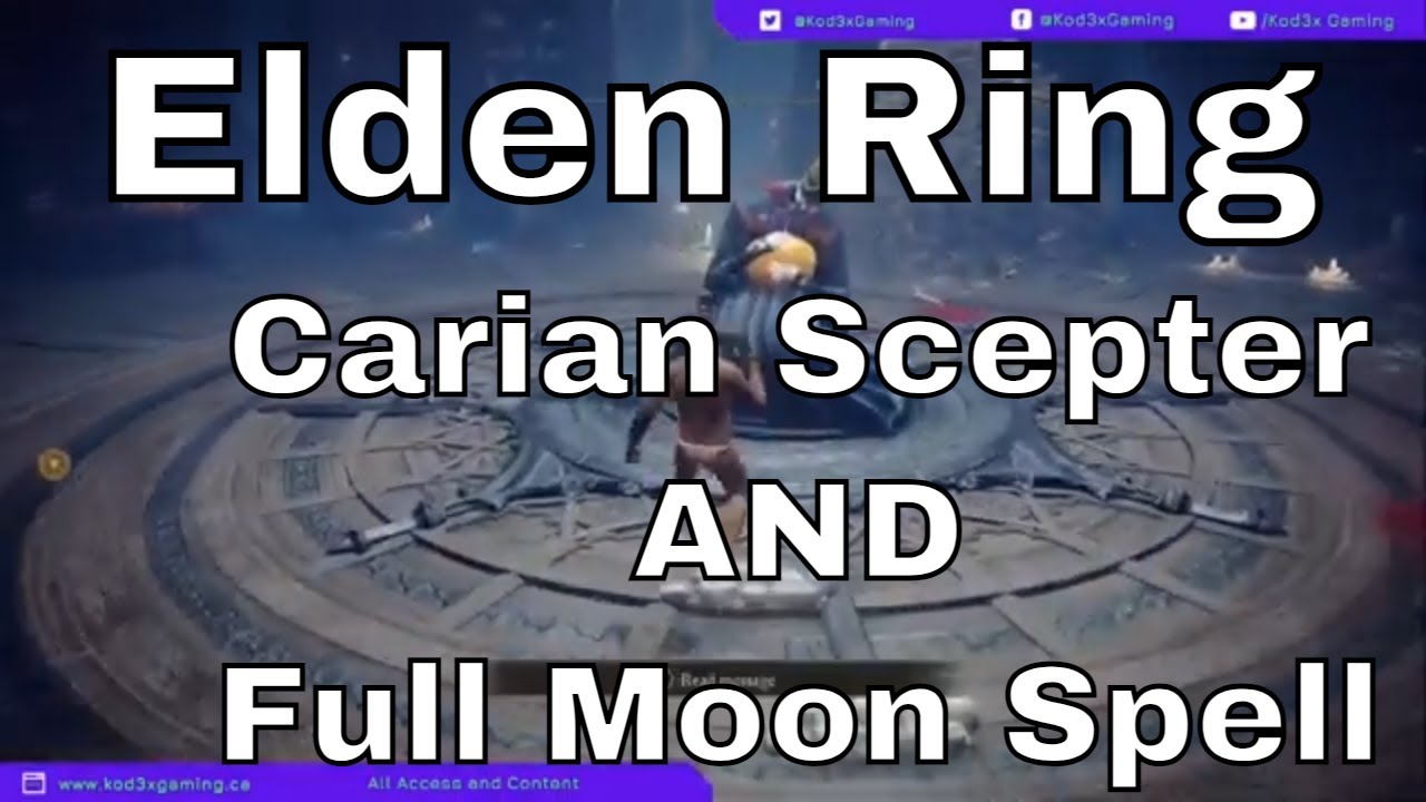 Elden Ring How To Get BOTH Carian Regal Scepter AND Rennala S Full   Elden Ring How To Get BOTH Carian Regal Scepter 