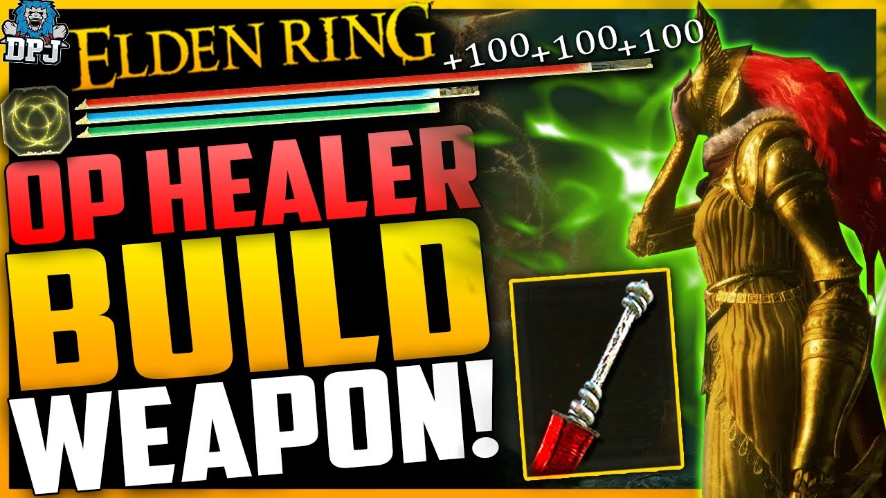 Elden Ring OP HEALER BUILD WEAPON Instant Heal On ANY Kill How To