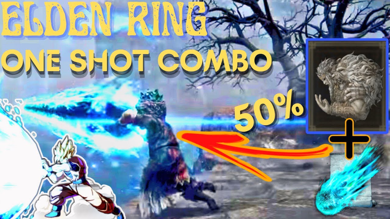Elden Ring OVERPOWERED One Shot Combo Godfrey Icon And Comet Azure