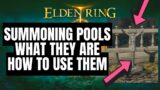 Elden Ring SUMMONING POOLS What they are and how to use them
