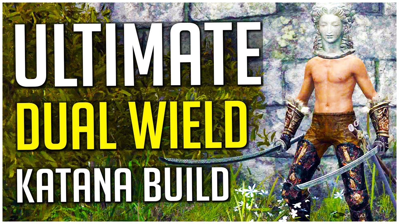 Elden Ring ULTIMATE Dual Wield Katana Build! Elden Ring Samurai Build