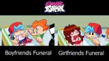 Friday Night Funkin' Boyfriend and Girlfriend Dies | FNF Funeral Animation Comparison