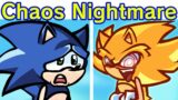 Friday Night Funkin' Chaos Nightmare – Sonic vs Fleetway | Phantasm Song (FNF Mod/Hard)