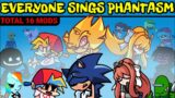 Friday Night Funkin' Everyone Sings Phantasm | Chaos Nightmare (Sonic vs Fleetway) (FNF Mod)
