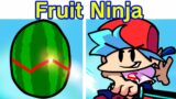 Friday Night Funkin' VS Fruit Ninja FULL WEEK – Slicing Fruit & Watermelon! (FNF MOD/HARD/BF)