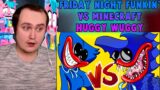 Friday Night Funkin' VS Minecraft Huggy Wuggy! – Poppy Playtime Animation | Reaction