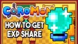 How to get BETTER EXP SHARE Sloth Gem Coromon Guide