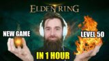 I Completely Broke Elden Ring. (new character to level 50 in ONE HOUR)