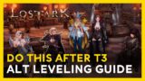 Level Up Alts Fast to T3 Lost Ark