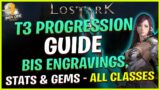Lost Ark – TIER 3 GEARING GUIDE – BIS Engravings, Gems, Cards & Stats. To Beat Argos, Valtan & Vykas