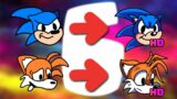 Redrawing Friday Night Funkin HD Icons – Sonic, Robotnic, Tails. Part 6