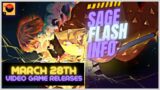Sage Shorts – March 28th – New Video Game Releases #shorts