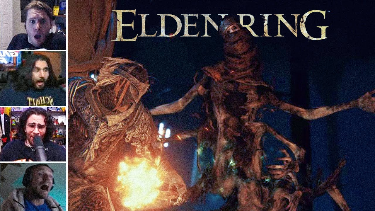 Streamers Getting Jumpscared While Playing Elden Ring Compilation