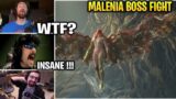 Streamers React to Malenia & STARSCOURGE Radahn Boss Fight In Elden Ring  (Boss Reaction) !!