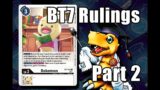 Do You Know Your Rulings? Pt 2! I DCG BT7 Format