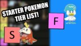 I RANKED ALL THE POKEMON STARTERS!!