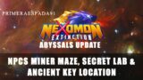 Nexomon: Extinction | NPCs Miner Maze, Secret Lab, and Ancient Key Location