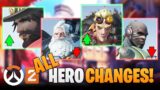 Overwatch 2 Beta ALL NEW Hero Changes