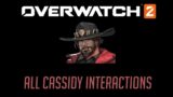Overwatch 2 Closed Beta – All Cassidy Interactions + Hero Specific Elimination