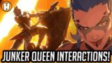 Overwatch 2 Interactions – Junker Queen Beta Interactions and Voice Lines! | Hammeh