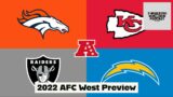 2022 AFC West Preview