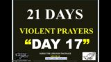 21 Days Violent Prayers – Day 17 – "POWER AGAINST EVIL GATHERING" – Owolabi Onaola