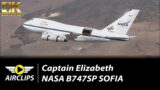 4K! Cpt Elizabeth piloting NASA Boeing 747SP SOFIA Science Flight! Cockpit Movie SUPERCUT [AIRCLIPS]