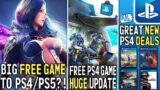A BIG FREE Game Could Come to PS4/PS5, FREE PS4 Game Gets a HUGE Update + Great New PS4 Deals Now!