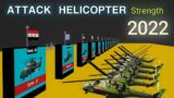 Attack Helicopter Fleet Strength by Countries 2022 | Army Helicopter Comparison 3D