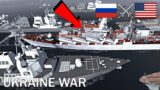 BATTLE FOR THE BLACK SEA WARSHIP MOSCOW AGAINST THE AMERICAN FLEET (MowAs2 Battle Simulation)