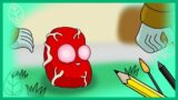 Blood Bean (Plants vs Zombies) – Drawing