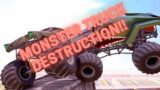 CRAZY MONSTER – MONSTER JAM DESTRUCTION AND RACE – OUTBREAK THUNDER – MONSTER TRUCK DESTRUCTION