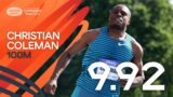 Coleman beats Blake over 100m in New York | Continental Tour Gold 2022 New York City