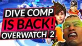 DIVE COMP is BACK in Overwatch 2 – NEW BEST RUSH Heroes – Update Guide