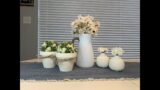 DIY Textured Paint With Baking Soda | Textured Vases and Terracotta Pots