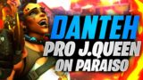 Danteh Pro Junker Queen gameplay on new Map! [ Overwatch 2 Beta Gameplay ]