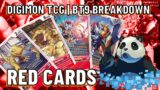 Digimon TCG | BT9 Breakdown – Analysis of Red Cards