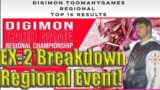 Digimon Tcg | First Top 16 Ex-02 Regional Event Most Diverse Meta Yet | Digital Hazard Event!